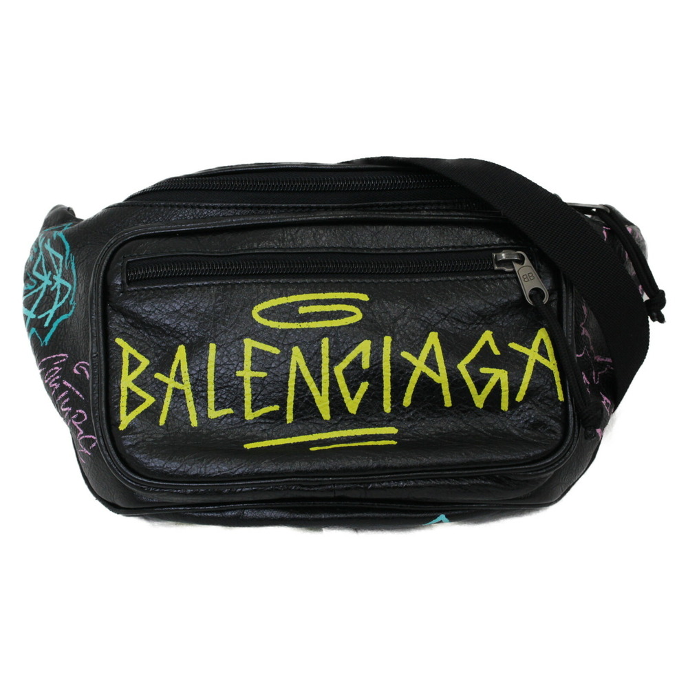 BALENCIAGA Explorer Belt Bag Black paint